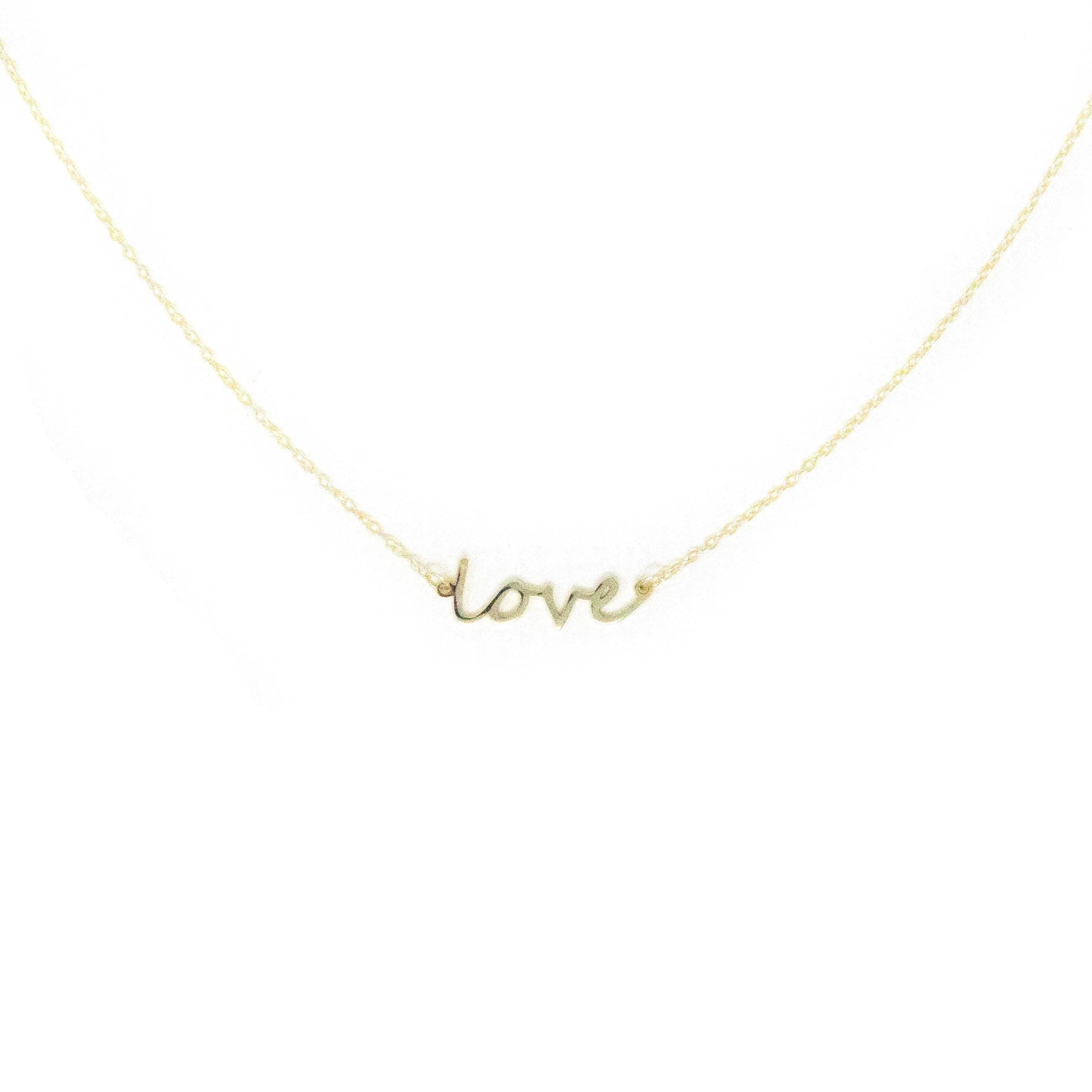 Love Dainty Necklace | The Sis Kiss