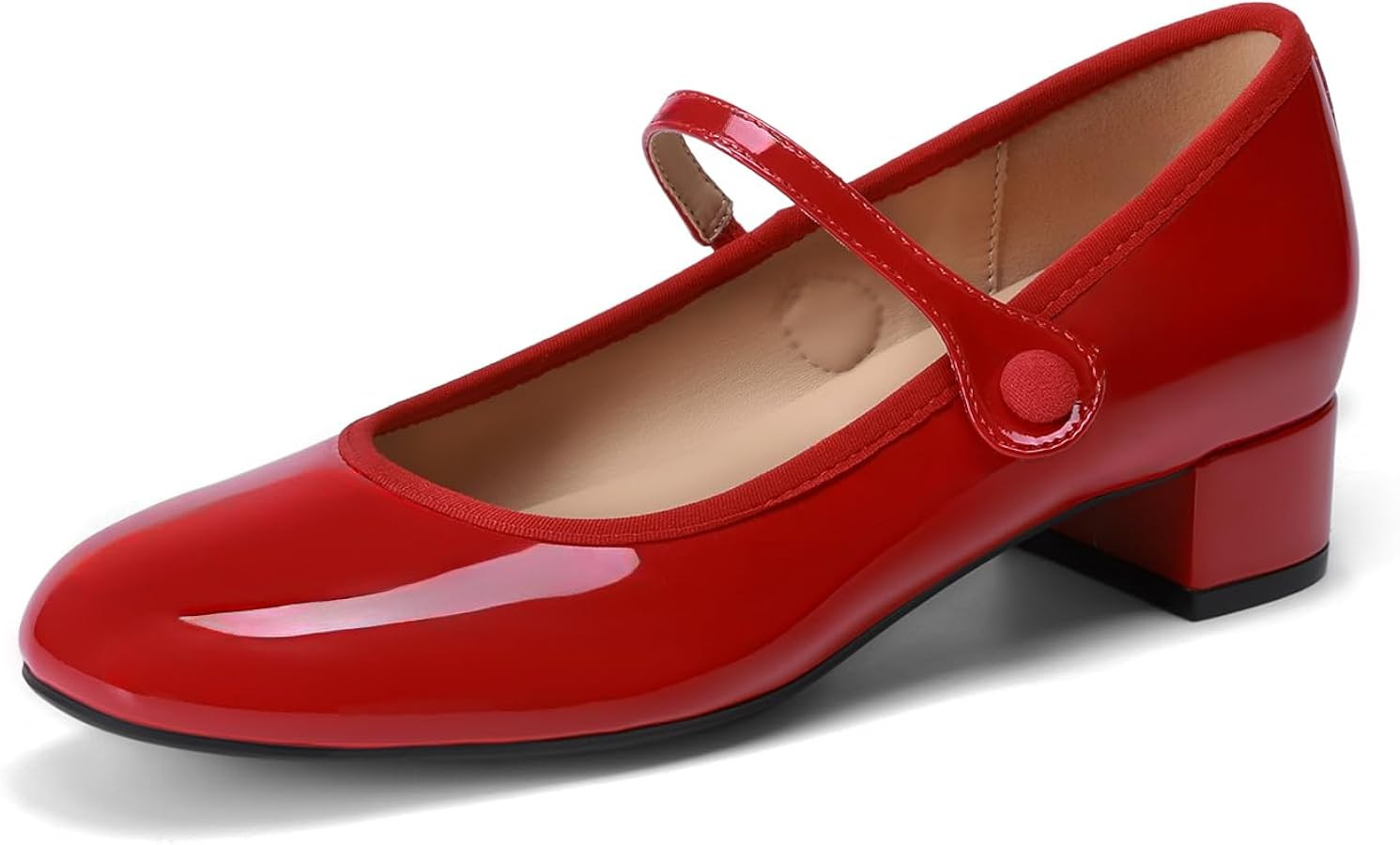 DREAM PAIRS Mary Jane Comfortable Arch Support Dress Heels | Amazon (US)