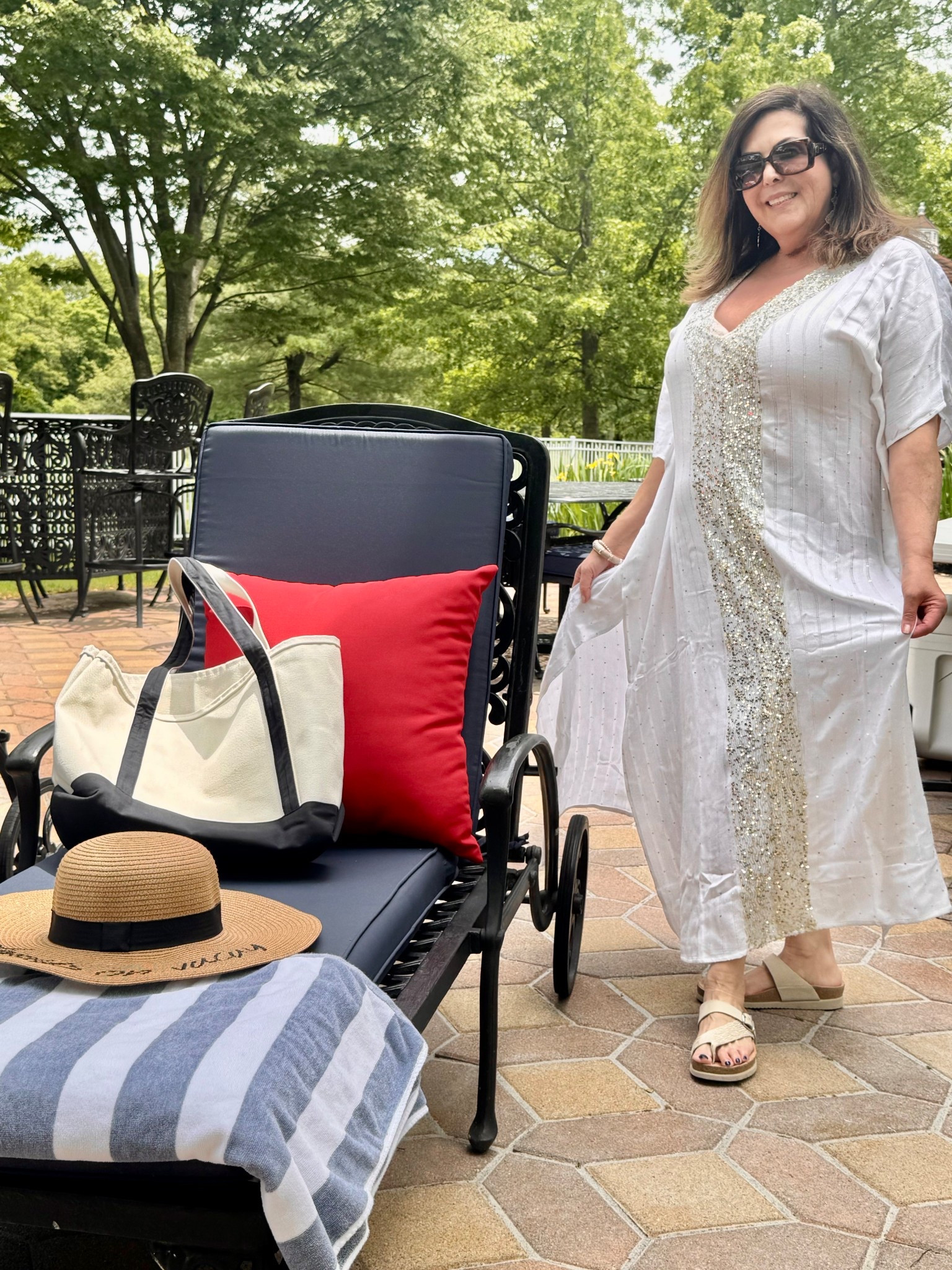 Ready for a pool day in style with @pitusa.co 

How luxe and stunning is this Beaded Sequin Thobe in White with Gold Sequins🌟
So comfy and well made, drool worthy sequins and gold threading on a soft white fabric. 
Best of all comes in petite and standard sizing. How do you beat that for us petite ladies! Throw over a bathing suit or wear as is and you’ll be ready to lunch with friends poolside. 

I tagged all my favorites in my LTK!!! Be sure to check out the entire line @pitusa.co 



#pitusa #madetochill #Summerisafeeling

#LTKPetite #LTKSummerEdit #LTKSeasonal
