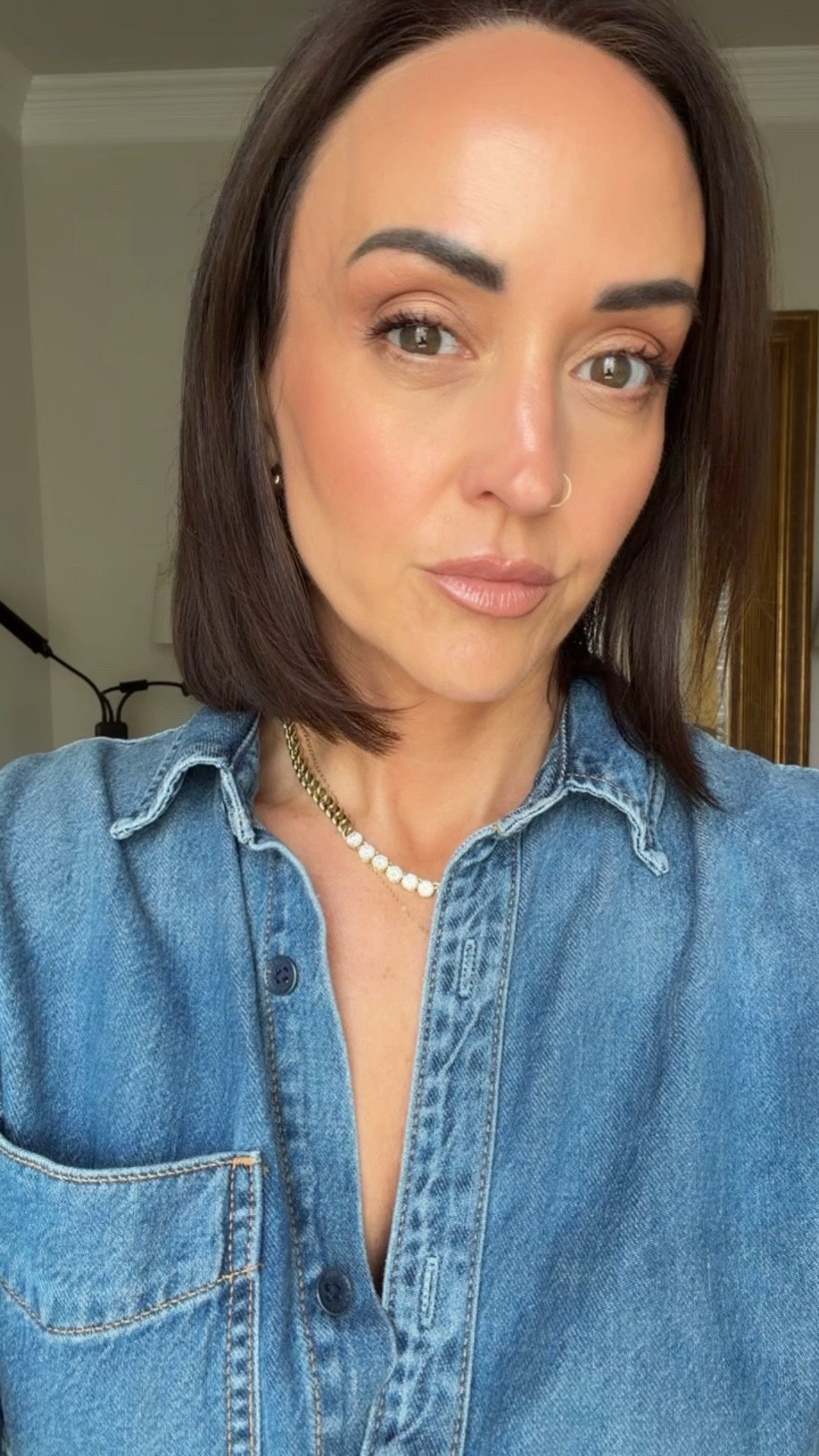 Makeup look of the day 
Code: LoriS to save on dibs 
Starlit duo bronzer 
Caramel cappuccino bronzer 
Spice gal blush 
Moody girl cheek stain 
Peaches in hand eye palette

Liner: Makeup Talk
Lipstick: Petal
Gloss: Glazed

#LTKdayinmylife #LTKgrwm #LTKBeauty