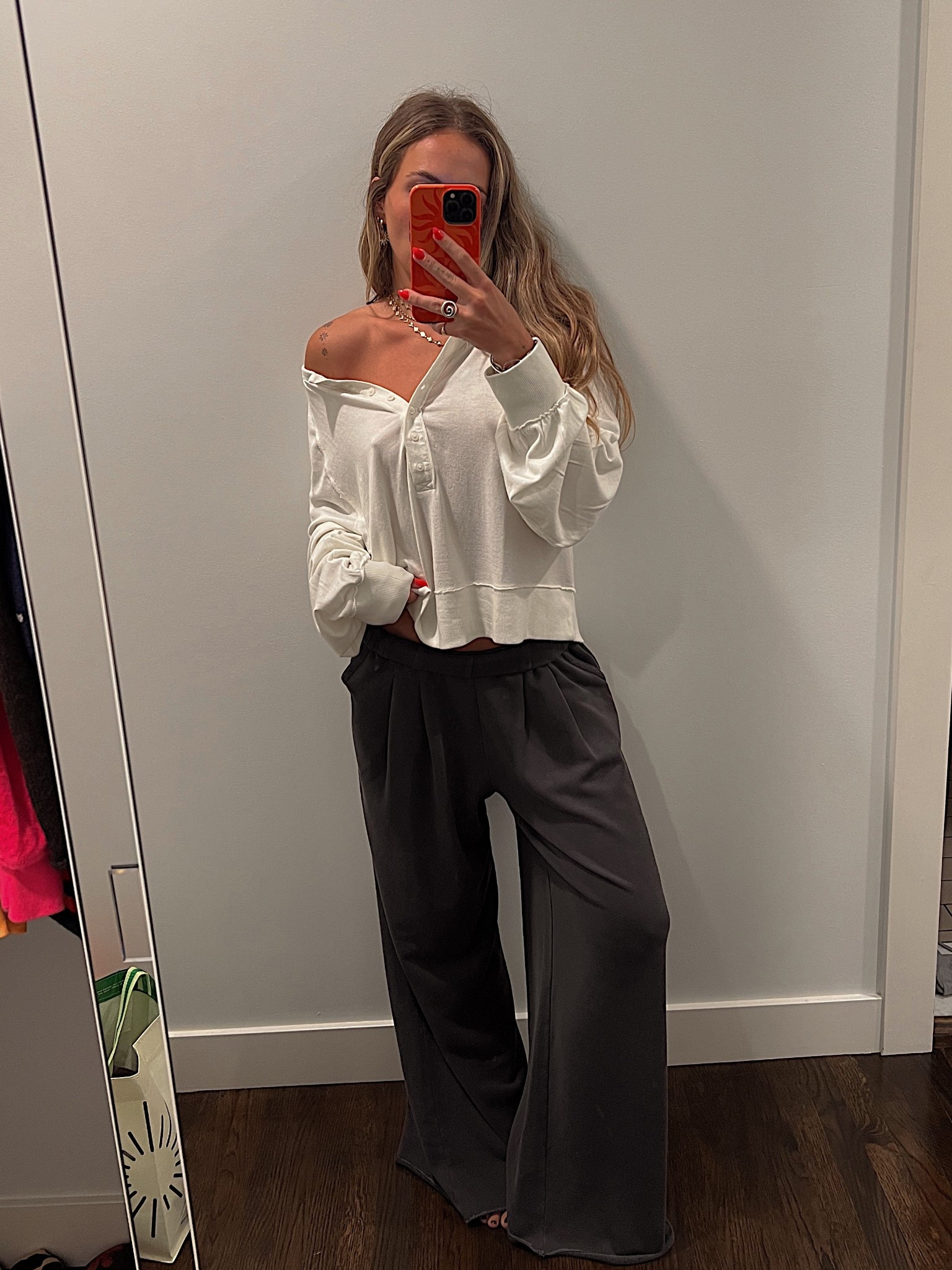 Wearing small bottom, large top 🌀☁️🦋