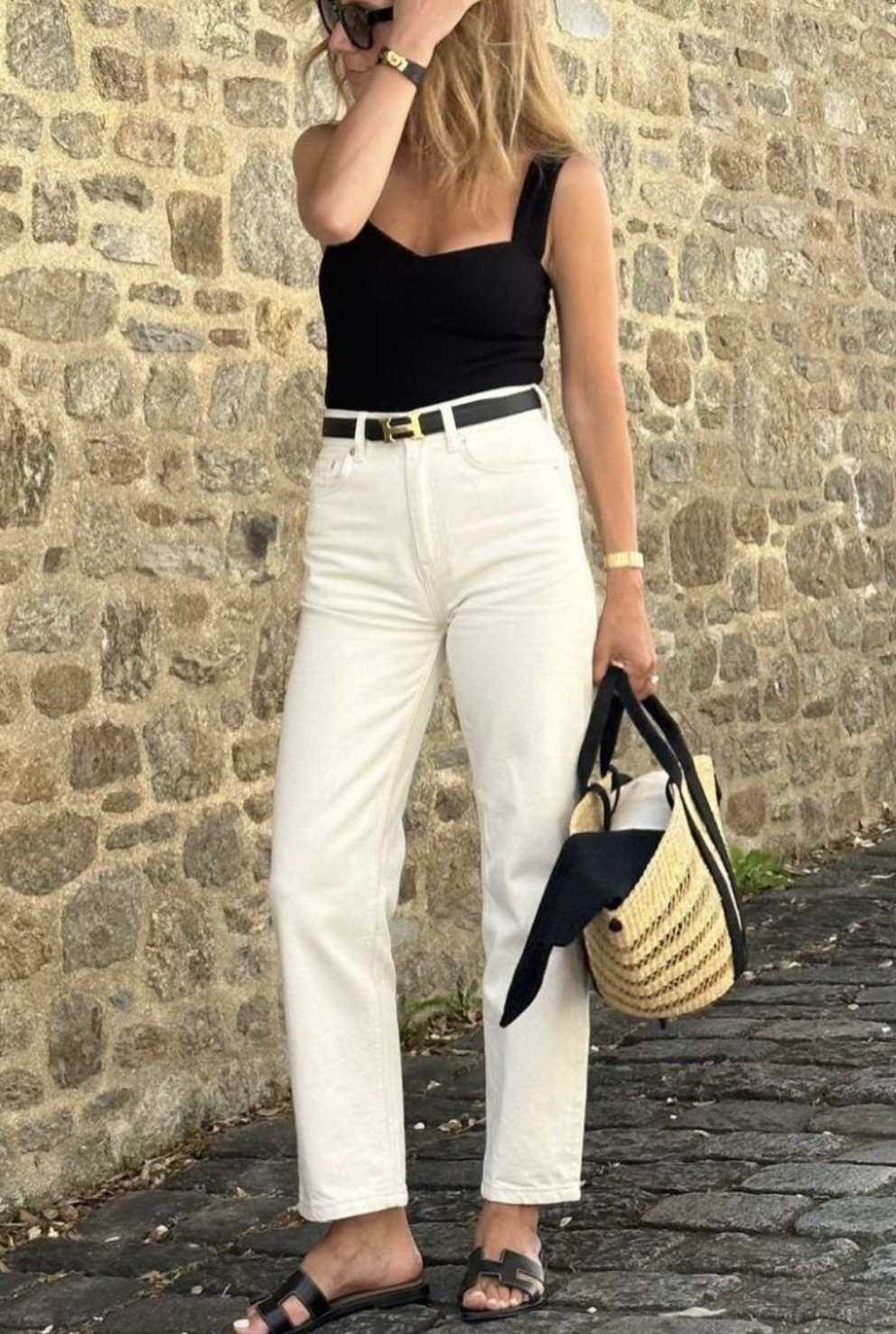 Recreate the look - Style inspo from Pinterest to your cart! Linking like and similar items to help you re-create this look and style from Pinterest 🖤🌸


#trending outfit
#Pinterest outfit inspo
#Pinterest inspired 
#cropped jeans
#straght leg jeans 
#white jeans
#ivory jeans
#neutral fashion  
#wide leg jeans 
#cream jeans 
#sweatheart tank top
#black tank top 
#black bodice top
#casual tank top 
#leather sandals
#straw tote
#wide tote bag
#straw handbag
#summer handbag 
#sleeveless top 
#steve madden hayden sandals 
#target sandals 
#amazon sandals 
#high rise jeans
#mom jeans 
#jeans styled 
#abercrombie jeans
#designer jeans 
#revolve jeans  
#thin black belt
#the look for less
#affordable fashion 
#revolve fashion finds  
#nordstrom finds
#gap fashion finds
#anthropologie finds 
#Amazon fashion 
#spring fashion
#spring transition outfit
#spring style Inspo 
#style inspo
#fashion inspo
#outfit inspo
#casual style
#elevated casual
#casual outfit
#classic style 
#casual chic 
#work fashion
#work outfit
#work appropriate 
#office outfit 
#polished look
#weekend style
#easy weekend outfitt
#day date outfit
#wine tasting outfit  
#mom style 
#mom outfit 
#errands outfit 
#airport outfit 
#travel outfit 
#travel style 
#beach day outfit
#beach dinner outfit 
#site seeing outfit 
#European vacation 
#street style
#new York style
#city outfit 
#date night outfit 
#pinterest inspired
#photo credit to Pinterest 
#ootd


#LTKgrwm #LTKootd #LTKmomlife