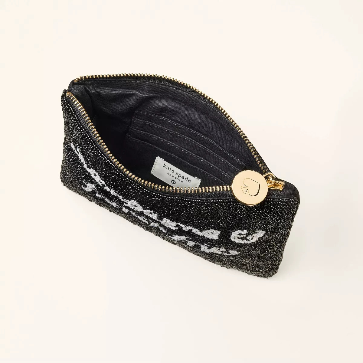 Champagne & French Fries Beaded Clutch - kate spade new york x Target Black/White | Target