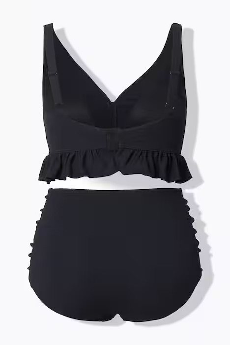 Bikini, Struktur, Rüsche, Softschalen, Träger verstellbar | Happy Size - DE