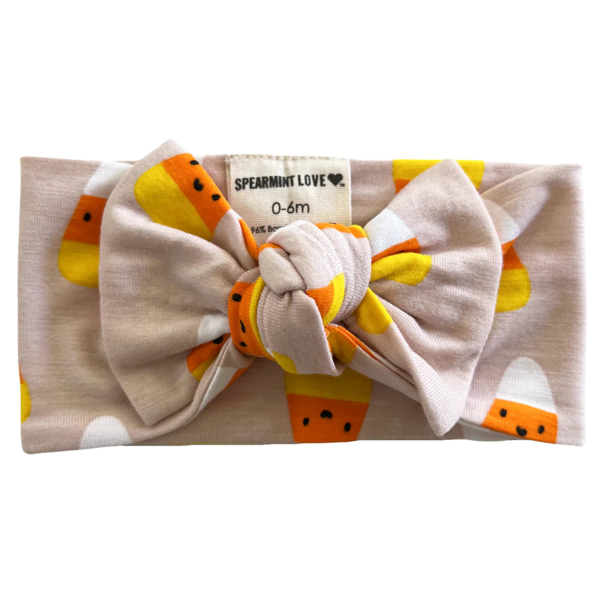 Knot Bow, Candy Corn | SpearmintLOVE