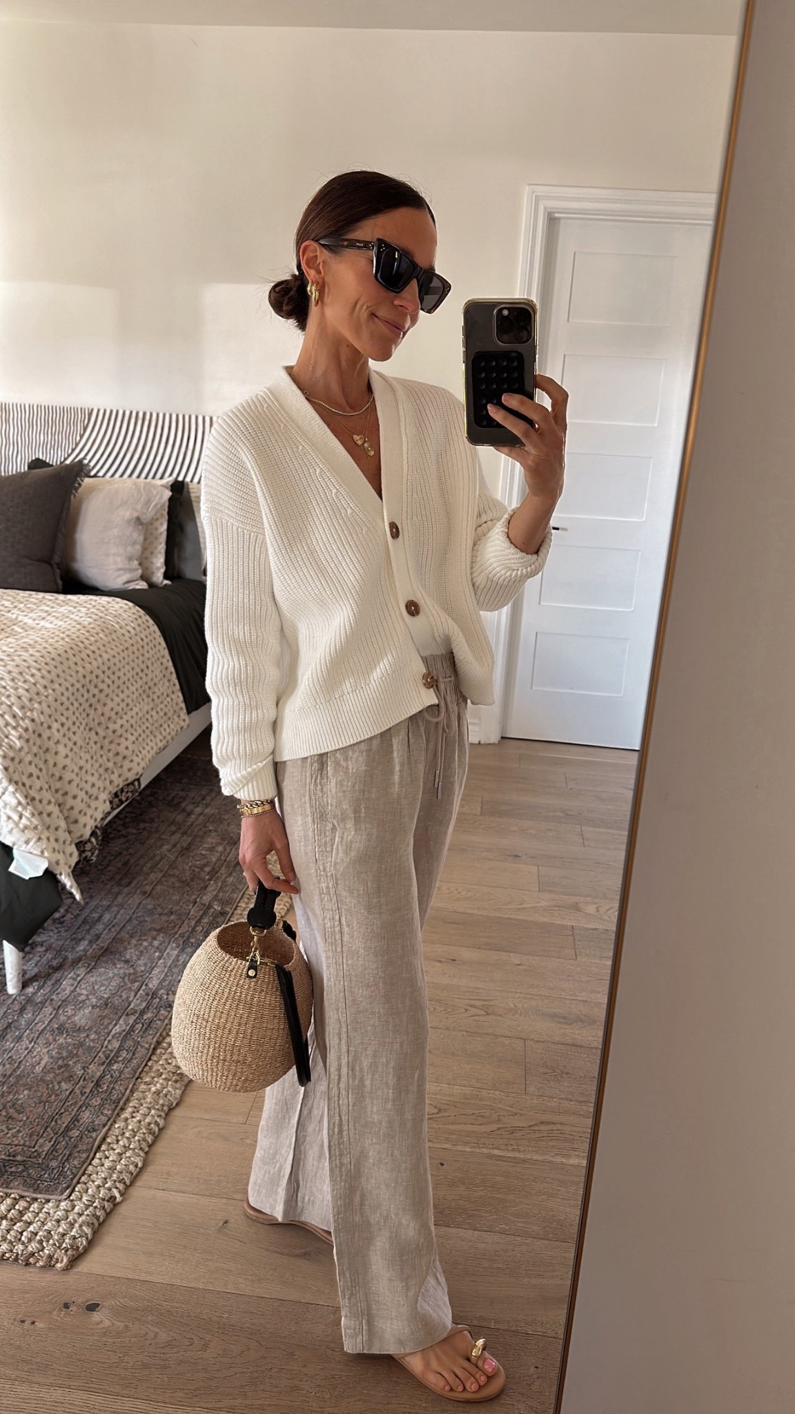 Spring outfit from @onequince 
Linen pants are so good. 3 inseam options 

#LTKOver40 #LTKPetite