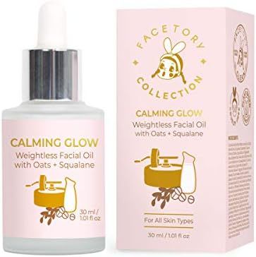 FaceTory Oats Calming Glow Weightless Facial Oil 30ml/ 1.01 fl oz Calming, Redness Relief, Anti-i... | Amazon (US)