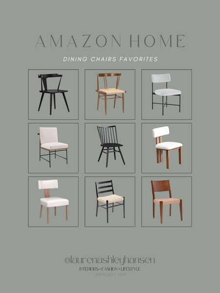 Amazon home has some really beautiful dining chairs right now! Many of these are designer look for less options, and have wonderful reviews too! Some have additional percentages off and coupons. 

#LTKHome #LTKSaleAlert #LTKStyleTip