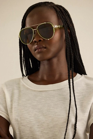 Wesley Oversized Aviator Sunglasses | Free People (Global - UK&FR Excluded)