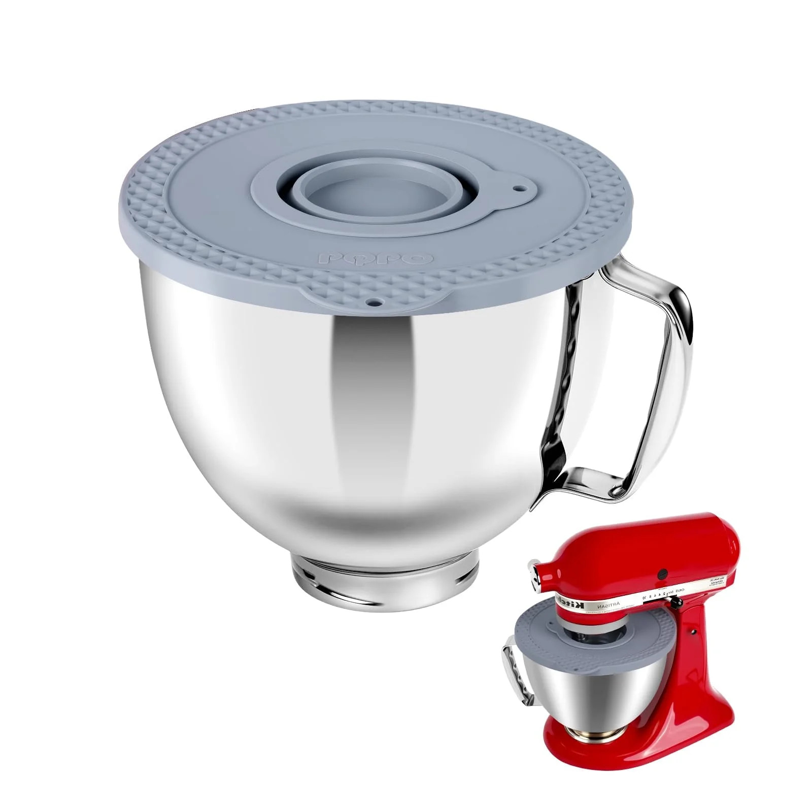 5 Quart Stainless Steel Mixer Bowl Set Compatible with KitchenAid 4.5-5 Quart Tilt-Head Stand Mix... | Walmart (US)