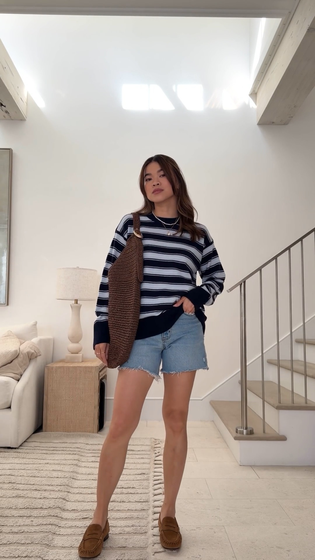 Sizing info:
•shorts size 24
•top size XS

petite fashion, get dressed with me, outfit inspiration, ootd, nashville outfit, Nashville influencer, petite style, vacation style, casual outfits, mom style, petite shorts, spring outfits, spring outfit info, spring shorts, spring outfit idea, spring top, spring bag, spring sweater, spring shoes, denim shorts 
@Aritzia 
 

#LTKootd #LTKSeasonal #LTKmomlife