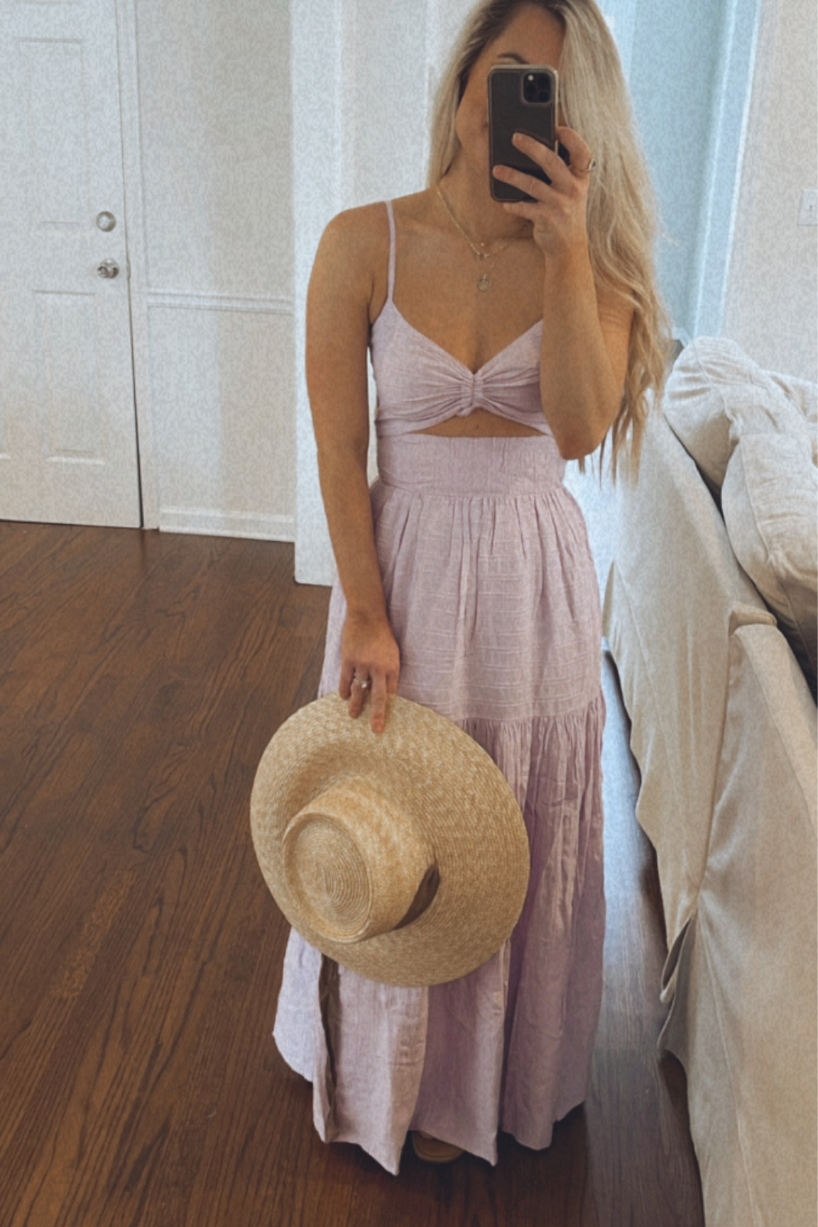 santorini dress in cream lspace Santorini Dress (cream)