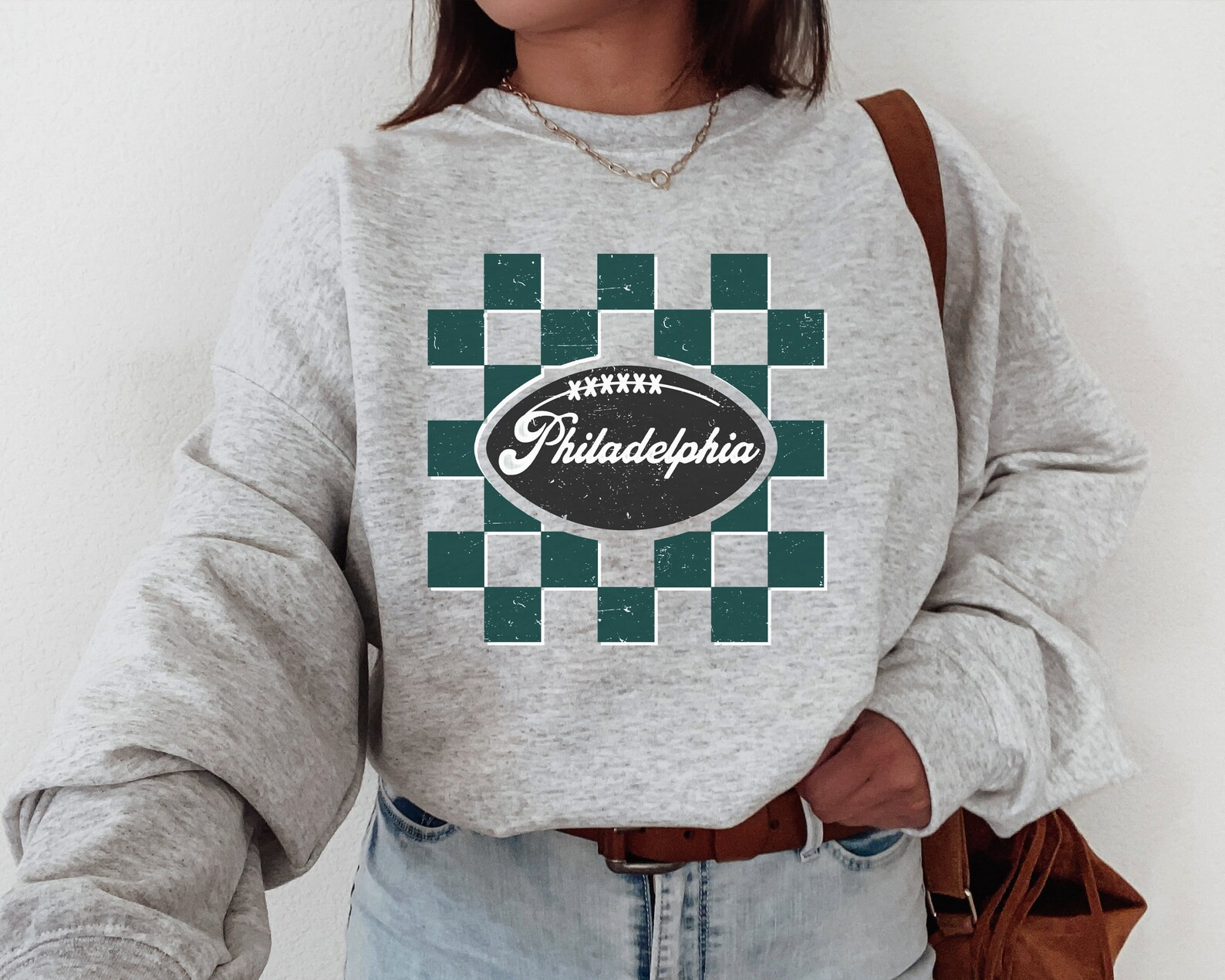 Eagle Sweatshirt Retro Philadelphia Football Crewneck - Etsy | Etsy (US)