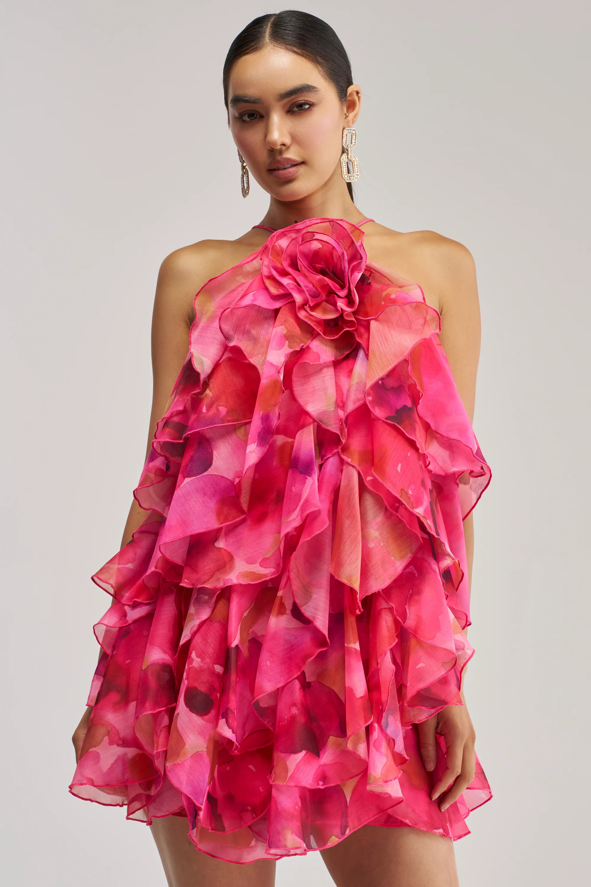 I AM THE PARTY MINI DRESS IN POP PINK | AKIRA