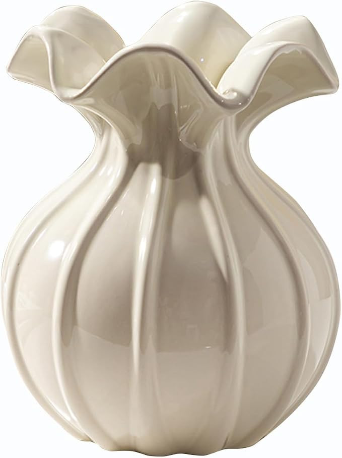 Mlaea Fashion Fake Flowers Vase, Living Room Art Vase, Desktop Decorative Vase for Bedroom, Balco... | Amazon (US)