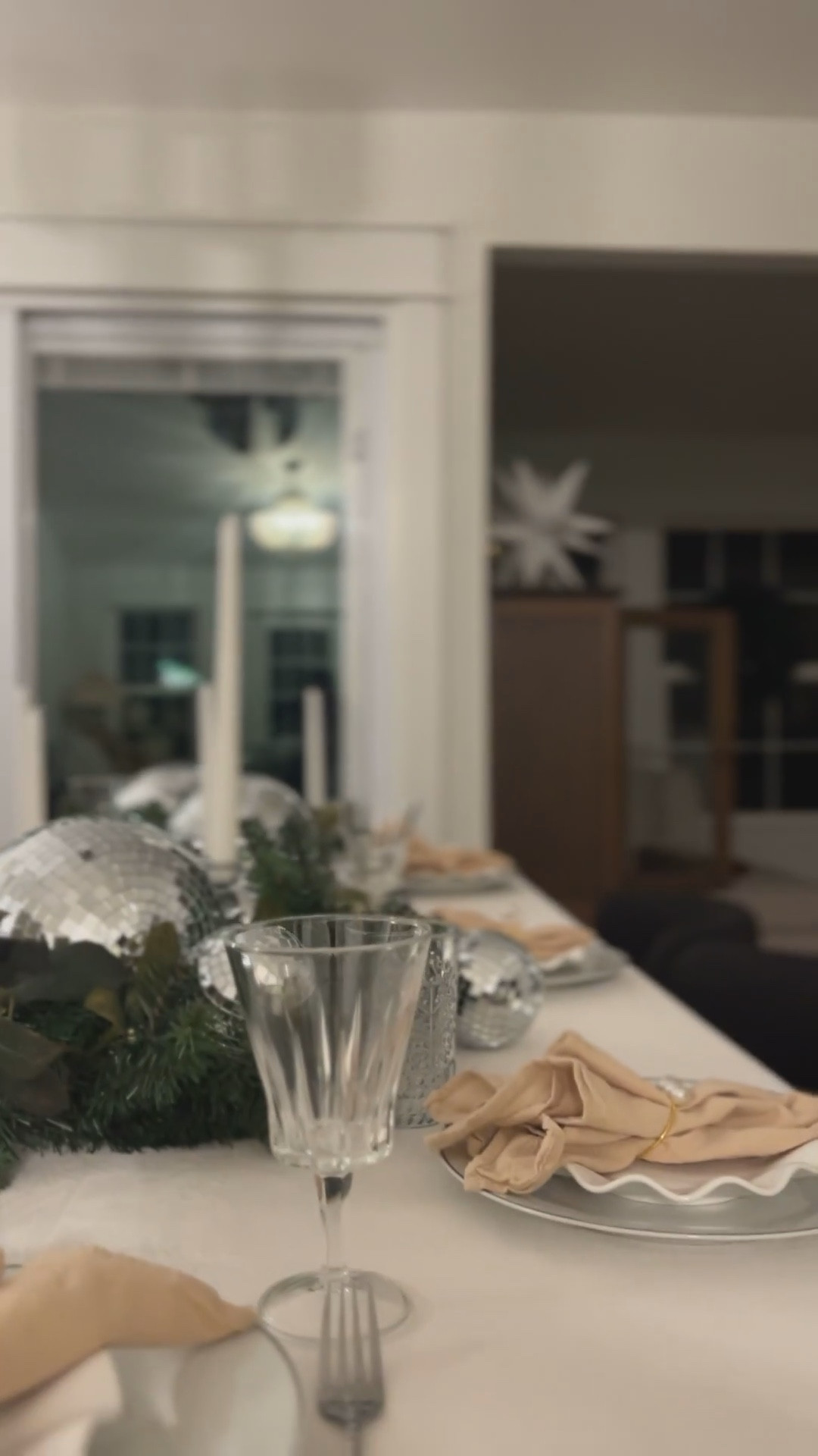 Setting the table for the festive season? I love mixing disco balls + fresh greenery for a playful, unexpected twist, and grounding it with glass candle holders & classic white tapers for that cozy glow. 

All my holiday table favorites (including these Amazon finds!) are linked below — perfect for creating a table that feels joyful, magical, and effortless. 

#LTKHoliday #LTKHome #LTKParties