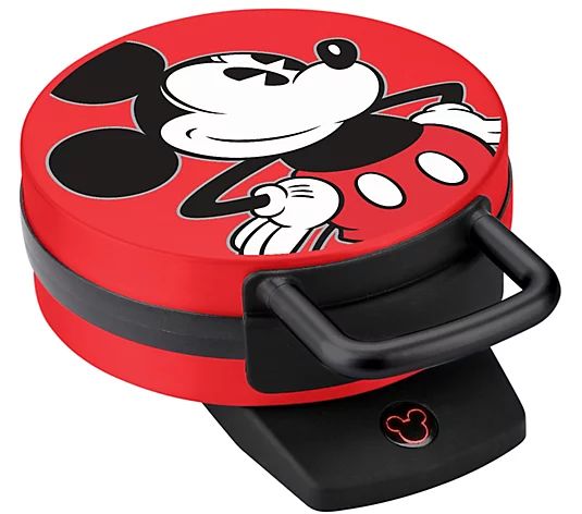 Disney Mickey Mouse 7" Waffle Maker - QVC.com | QVC