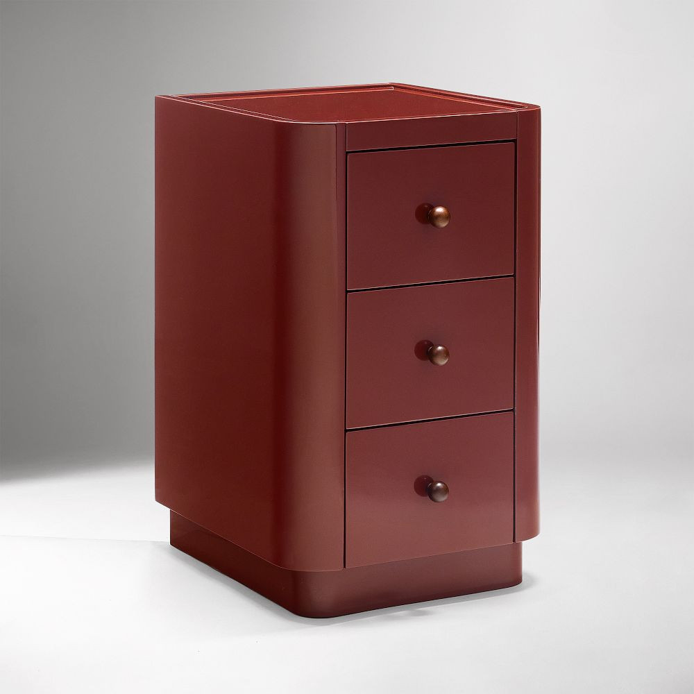 Pierce & Ward Lacquered Nightstand (16") | West Elm (US)