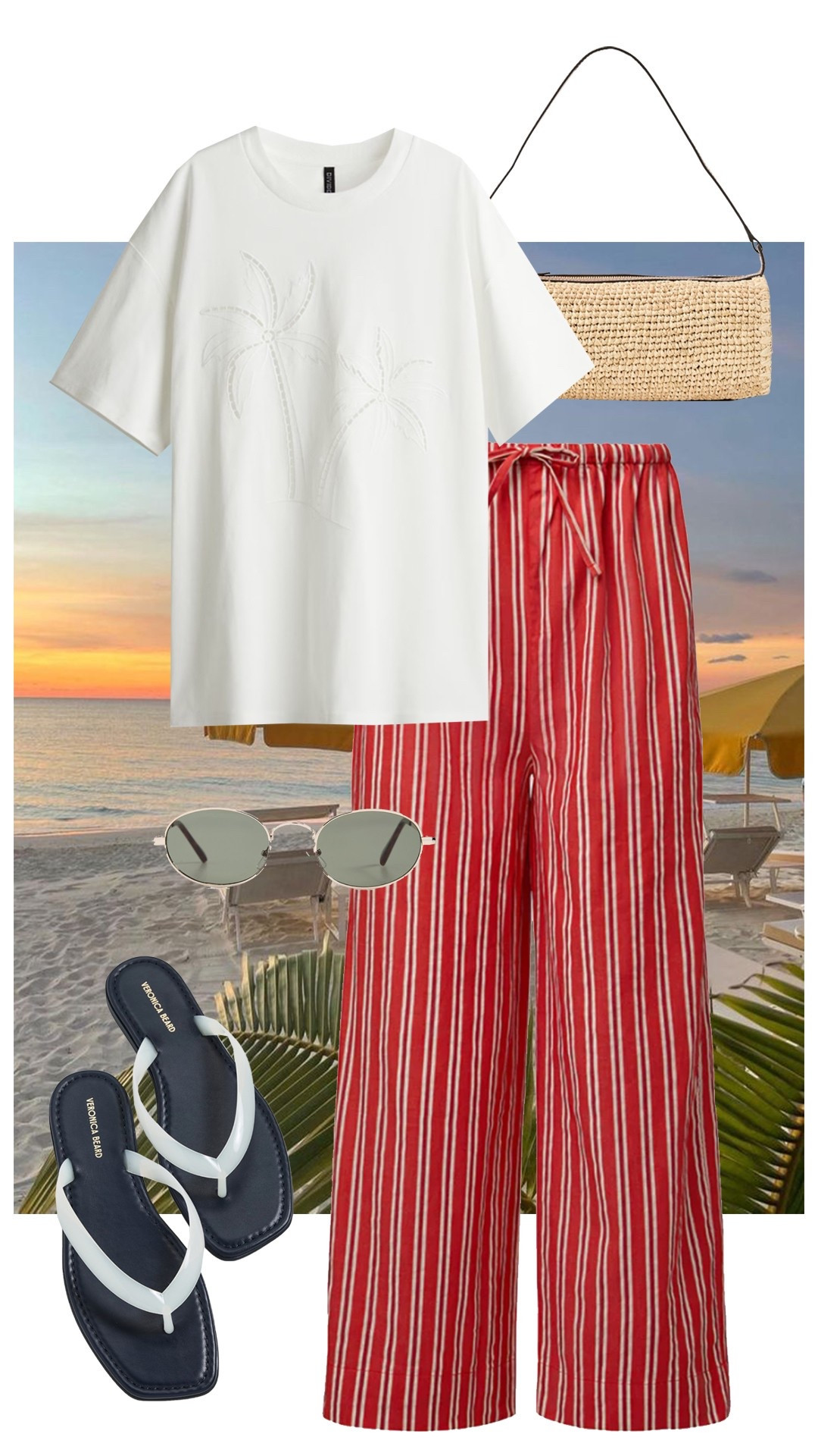 Outfit Idea: Grabbing coffee on vacation 🥥