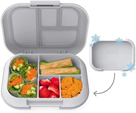 Bentgo Kids Chill Lunch Box - Bento-Style Lunch Solution with 4 Compartments and Removable Ice Pa... | Amazon (US)