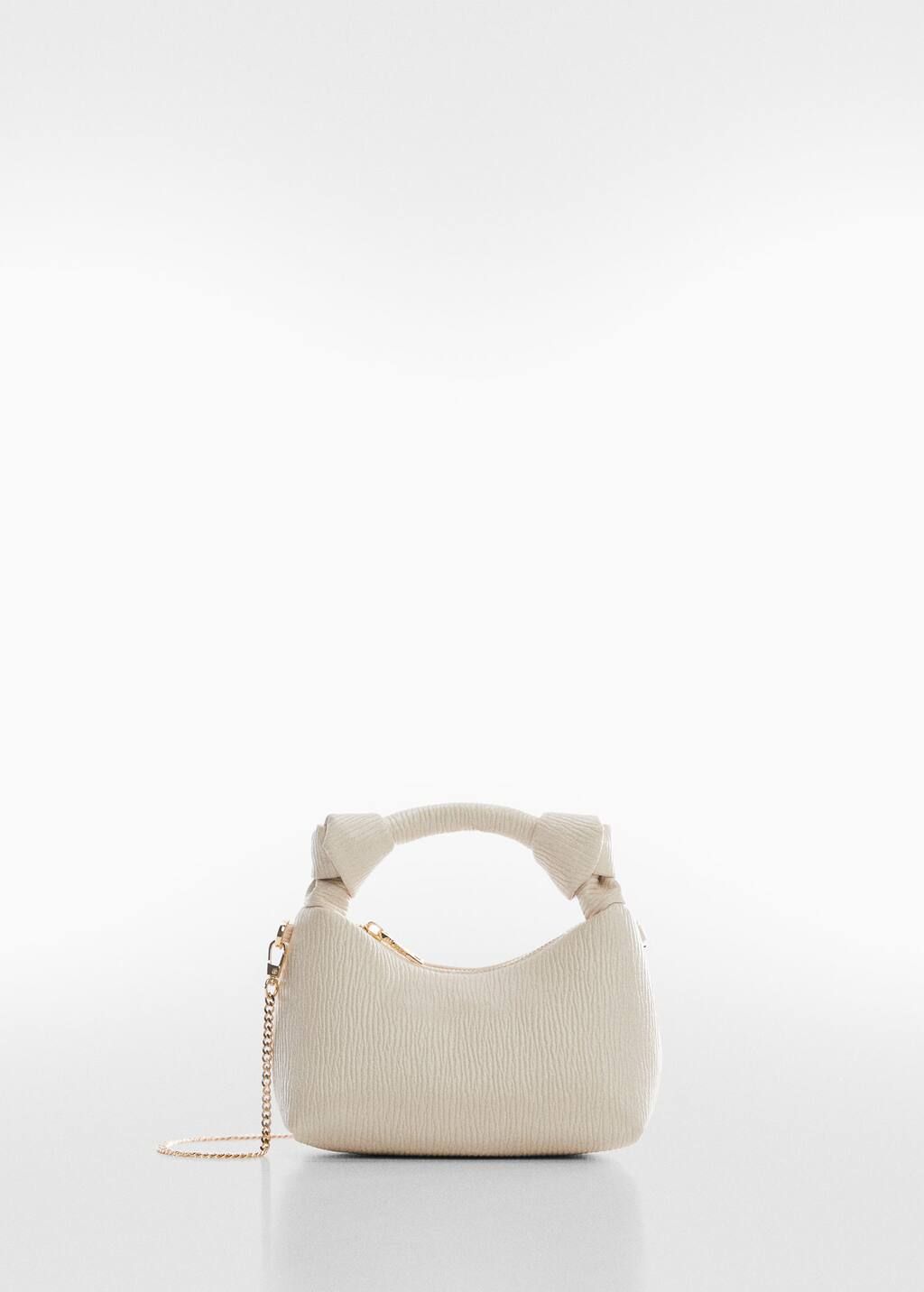 Textured knot handle bag | MANGO (US)