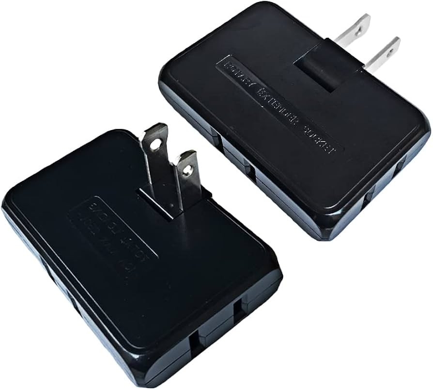 3 Way Outlet Wall Adapter-2 Prong Swivel Indoor Mini Wall Tap Power Outlet Extender Plug,Flat Out... | Amazon (US)