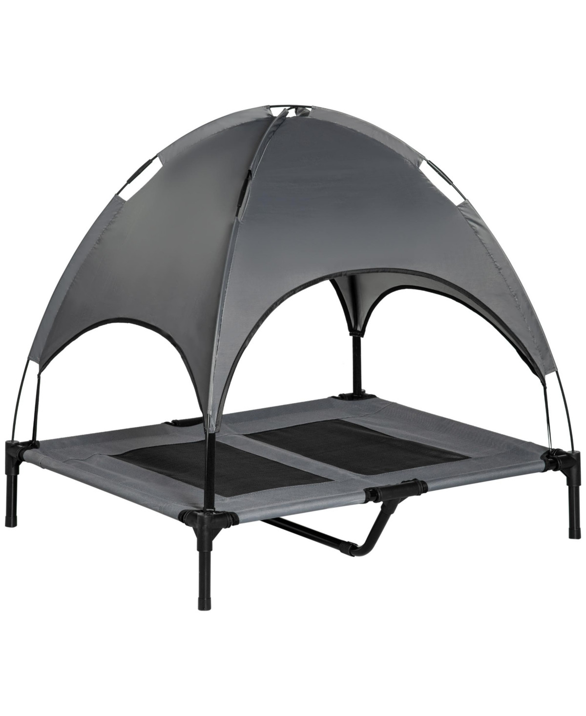 Elevated Pet Bed Dog Foldable Cot Tent Canopy Instant Shelter Outdoor - Grey | Macy's