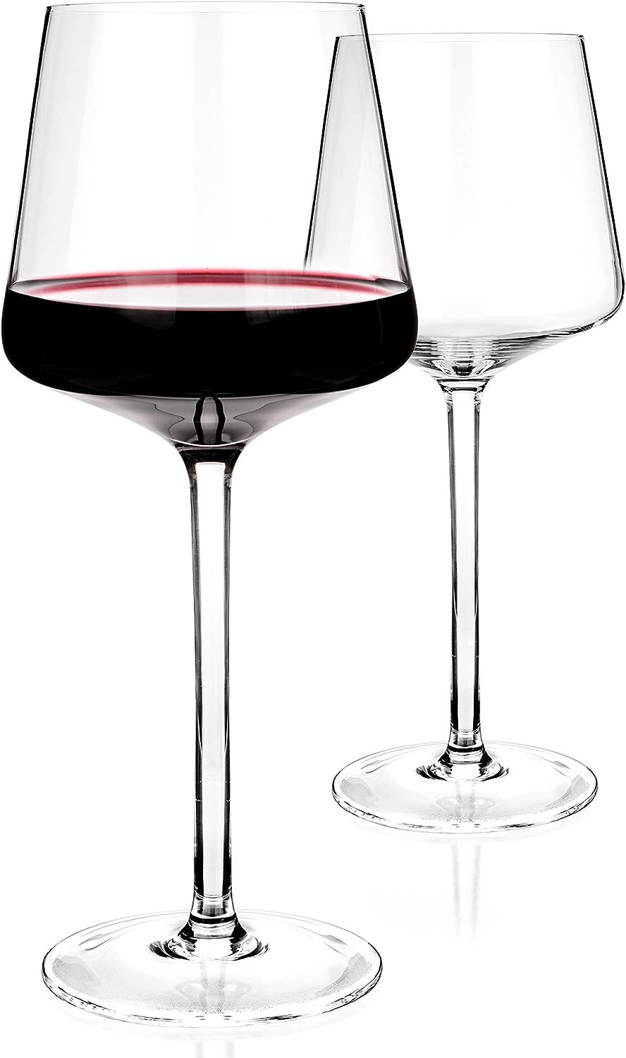 Luxbe - Crystal Wine Glasses 20.5-ounce, Set of 2 - Red or White Wine Large Glasses - 100% Lead F... | Amazon (US)