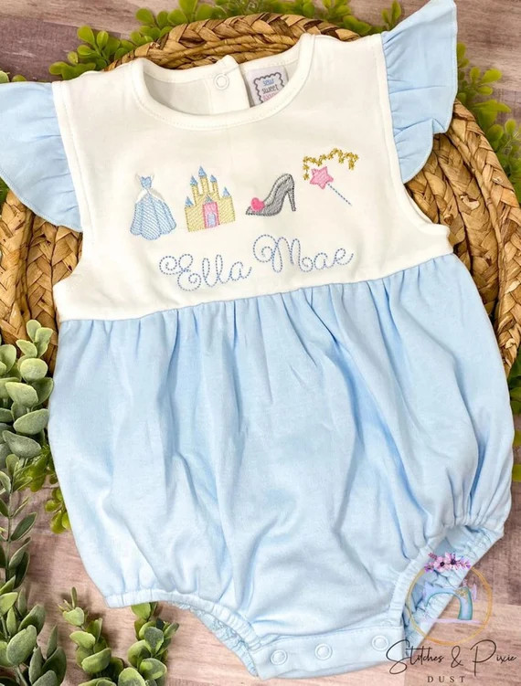 Girls Princess Toddler Angel Sleeve Bubble Romper/Girls Dress/Vacation Princess Dress or Sunsuit ... | Etsy (US)