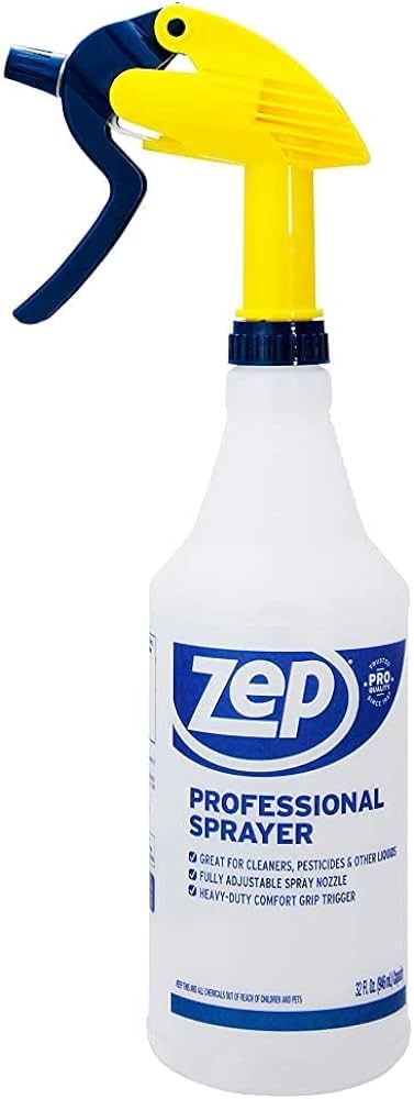 Zep Professional Sprayer Bottle 32 ounces - Up to 30 Foot Spray, Adjustable Nozzle | Amazon (US)