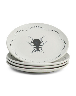 Set Of 4 Insect Salad Plates | Halloween | Marshalls | Marshalls