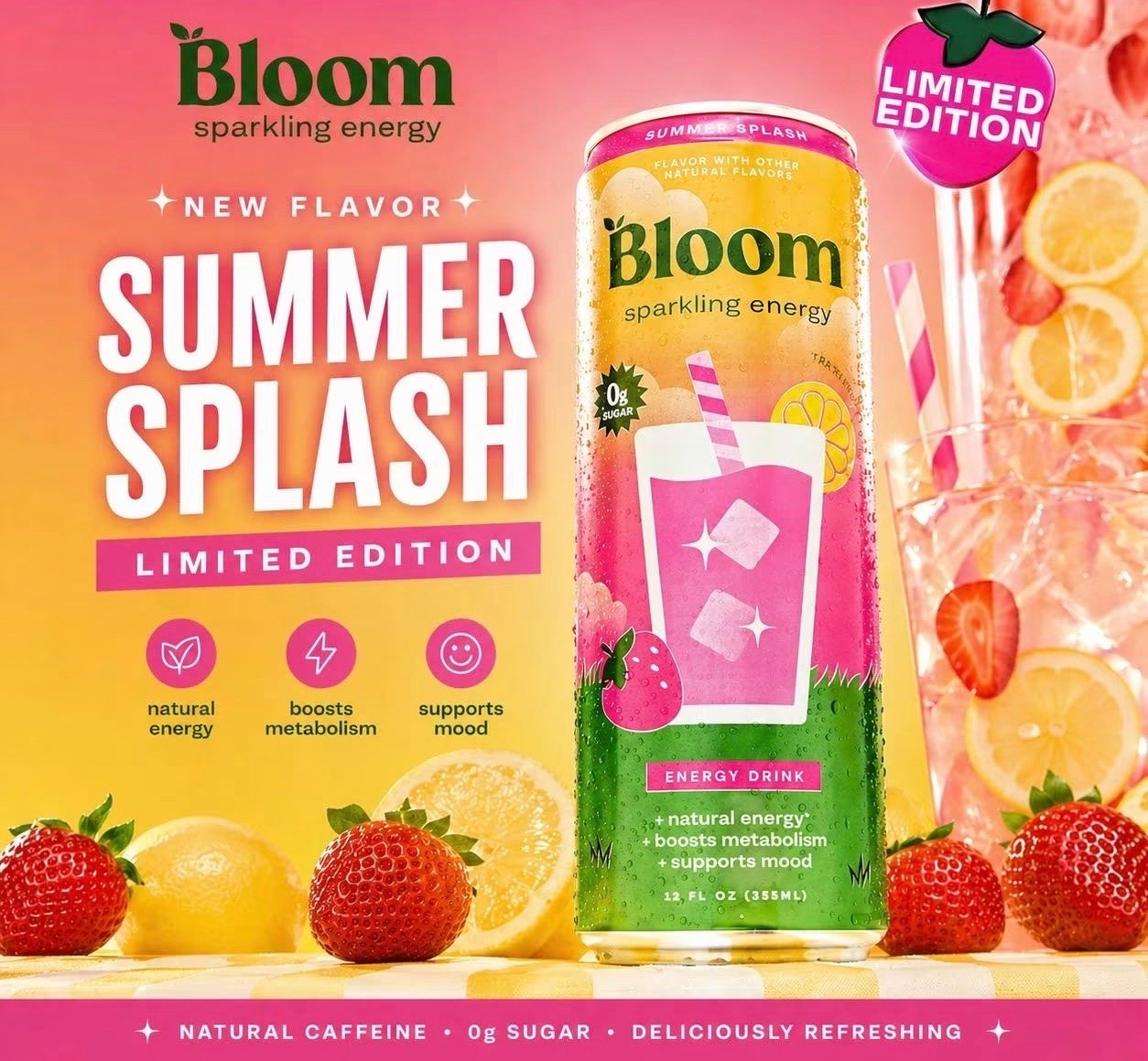 Excellent price for Bloom Summer Splash right now at Amazon! 🍓🍋 Absolutely love this tasty flavor that is like a strawberry lemonade punch blend 😋 Plus, it’s natural caffeine with 0g of sugar. Only around for a limited time, and so good!!

#LTKSaleAlert #LTKfoodie #LTKSeasonal