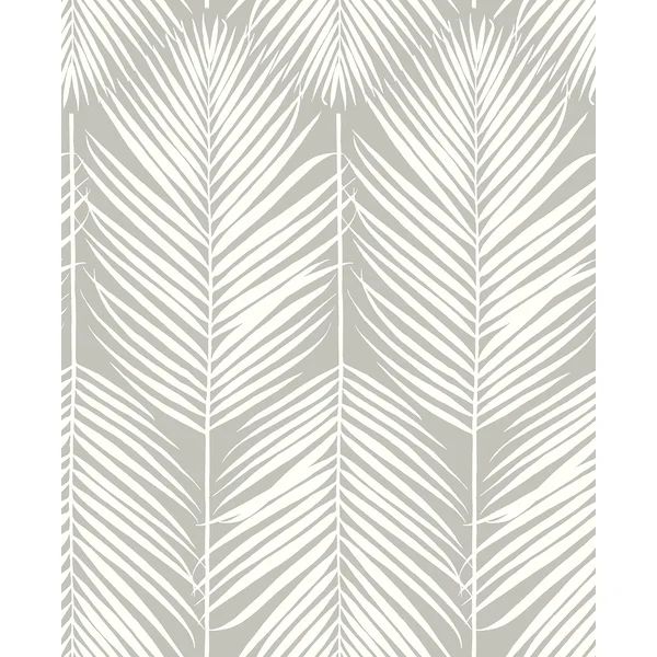 Victorville Palm Silhouette 18' L x 20.5" W Peel and Stick Wallpaper Roll | Wayfair North America