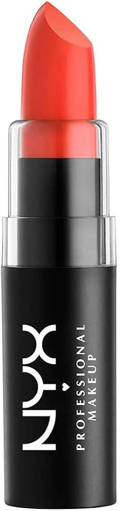 NYX PROFESSIONAL MAKEUP Matte Lipstick - Indie Flick (Bright Coral Red) | Amazon (US)