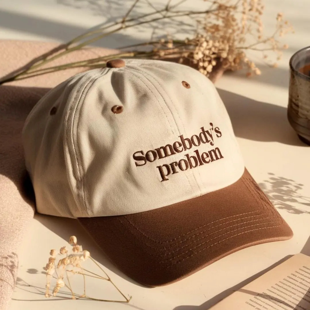 Somebody's Problem Hat Two Tone Cowgirl Hat Western Embroidered Trucker Hat for Concert Cowboy Ha... | Etsy (US)