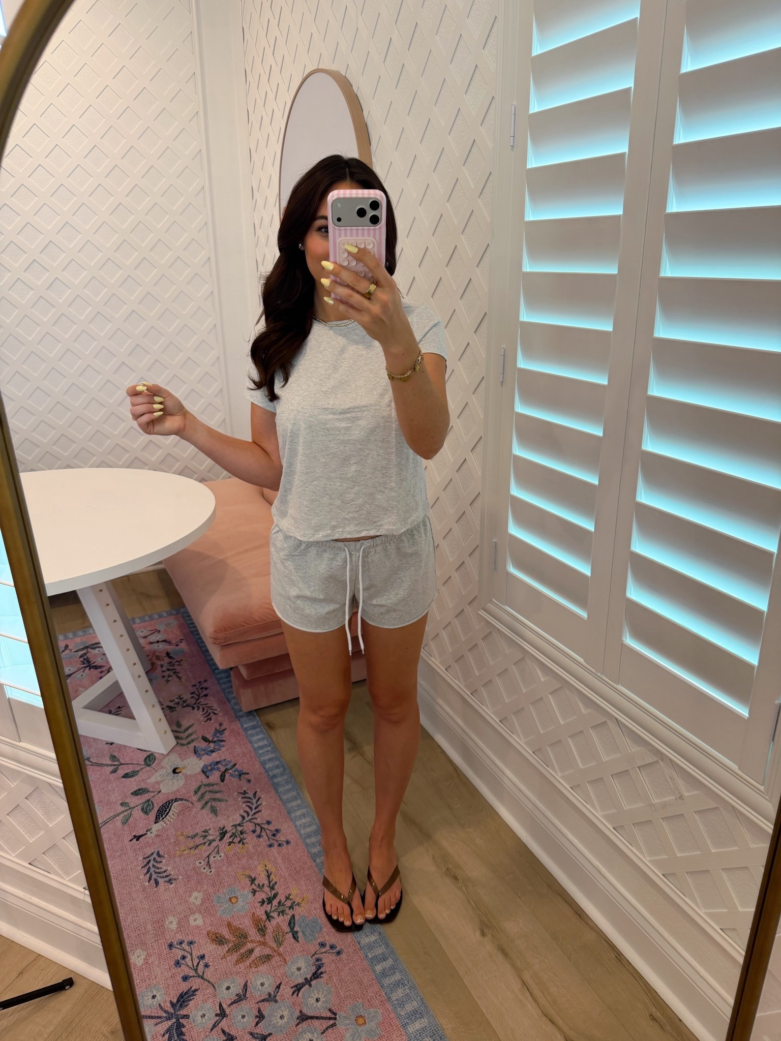 Cutest affordable set for spring and summer!! Also come in black and cream. Errands, pj’s, coffee runs, etc. I’ll wear them together and as separated. True to size. Affordable fashion // Walmart finds // Walmart fashion // cute sets 

#LTKSaleAlert #LTKootd #LTKSeasonal
