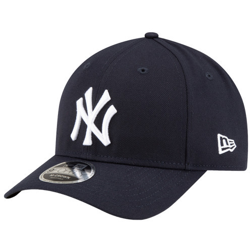 New Era Mens New York Yankees New Era Yankees Player Replica 9FORTY Cap - Mens White/Navy Size One Size | Champs Sports