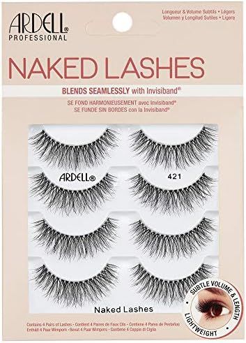 Ardell Strip Lashes Naked Lashes #421, 4 Pairs x 1-Pack | Amazon (US)