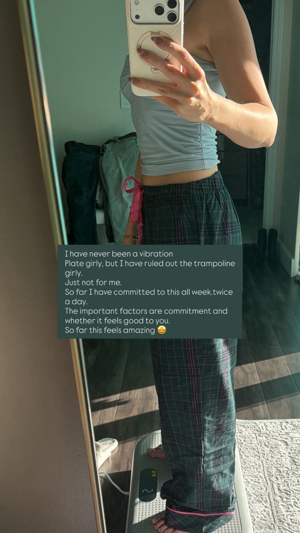 Vibration plate coming in clutch! On sale for Black Friday. 