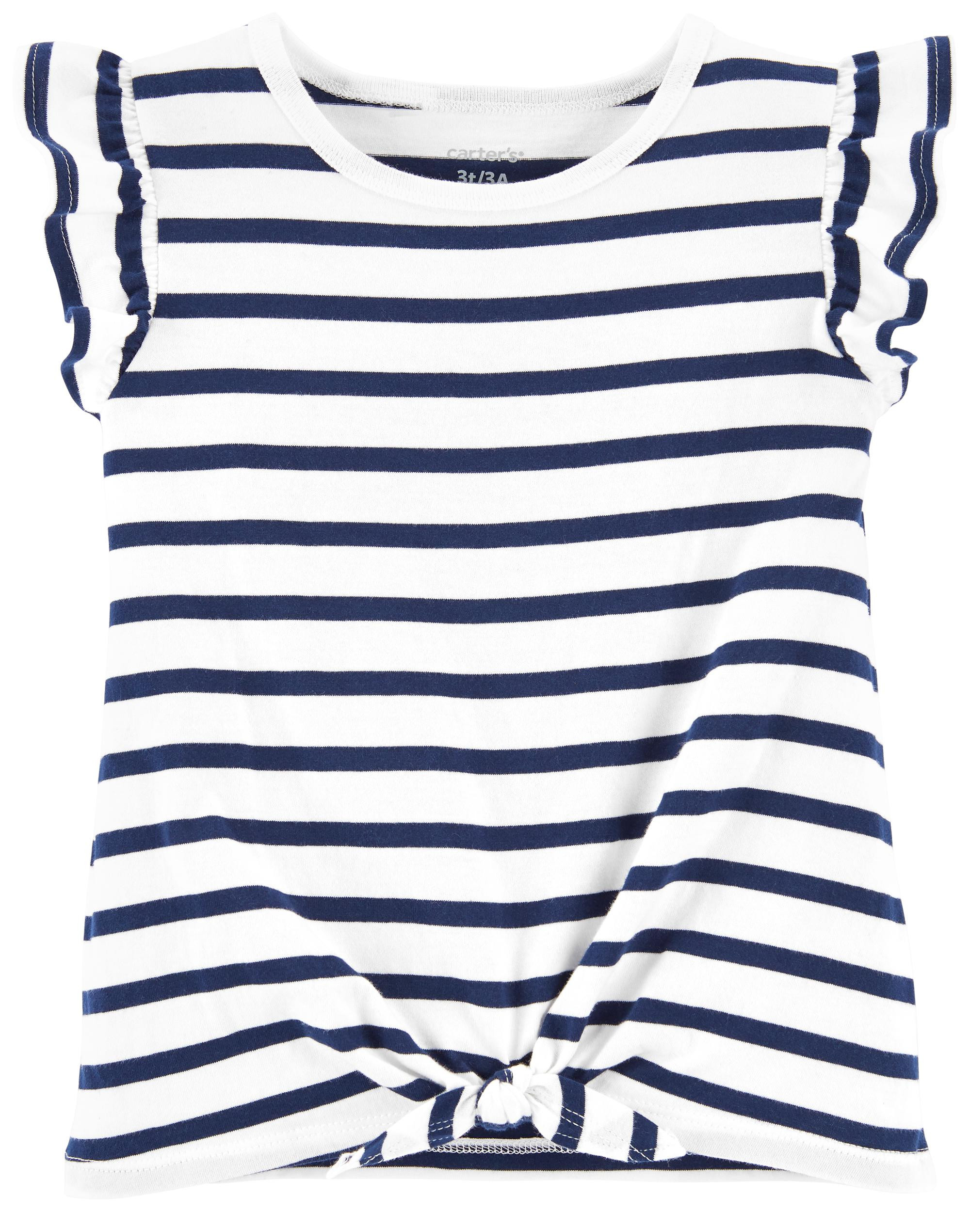 Striped Tie-Front Tee | Carter's
