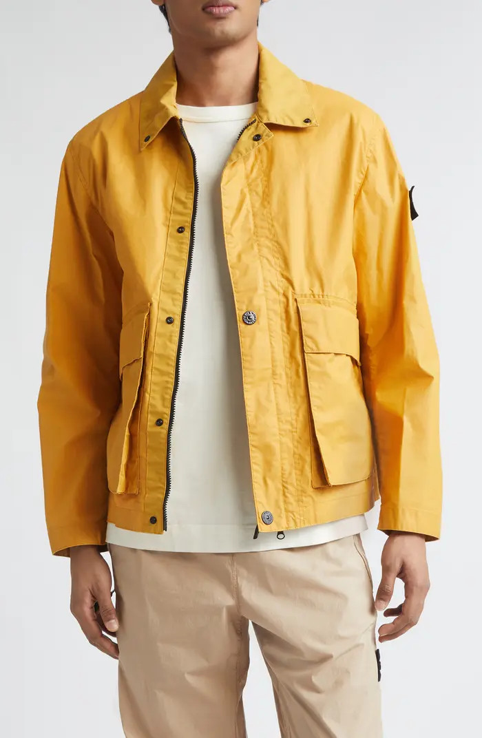 Stone Island Coated Twill Jacket | Nordstrom | Nordstrom