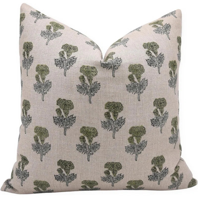 Linen Square Indoor/Outdoor Pillow Cover | Wayfair North America