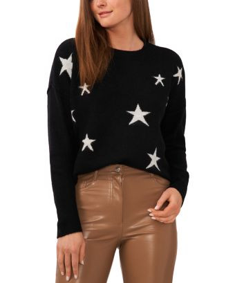 VINCE CAMUTO Star Crewneck Sweater   | Bloomingdale's Women All Women | Bloomingdale's (US)