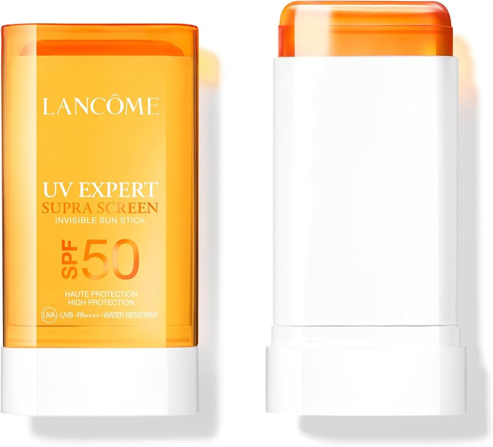 Lancôme UV Expert Supra Screen Invisible Serum-in-Stick, High SPF 50 Protection with Vitamin C and E, Water and Friction Resistant Sunscreen for Face and Neck, 18g | Amazon (UK)