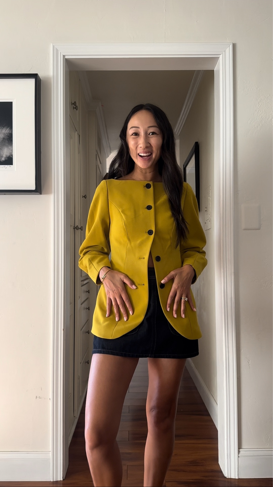 Fall called — I answered in this honey mustard waisted blazer 🍯🍯🍯

#LTKSeasonal #LTKWorkwear #LTKStyleTip