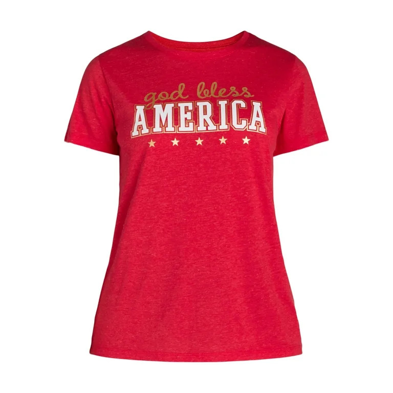 Women's Way to Celebrate Americana Tee | Walmart (US)