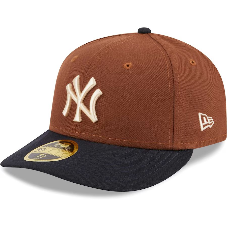 New York Yankees New Era Tiramisu Low Profile 59FIFTY Fitted Hat - Brown | Lids