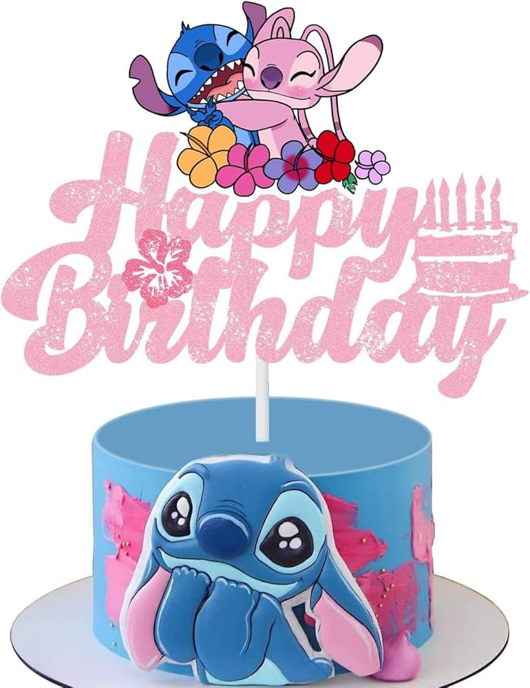 Happy Birthday Cake Topper Cartoon Theme Birthday Cake Decorations for Kids Birthday Baby Shower ... | Amazon (US)