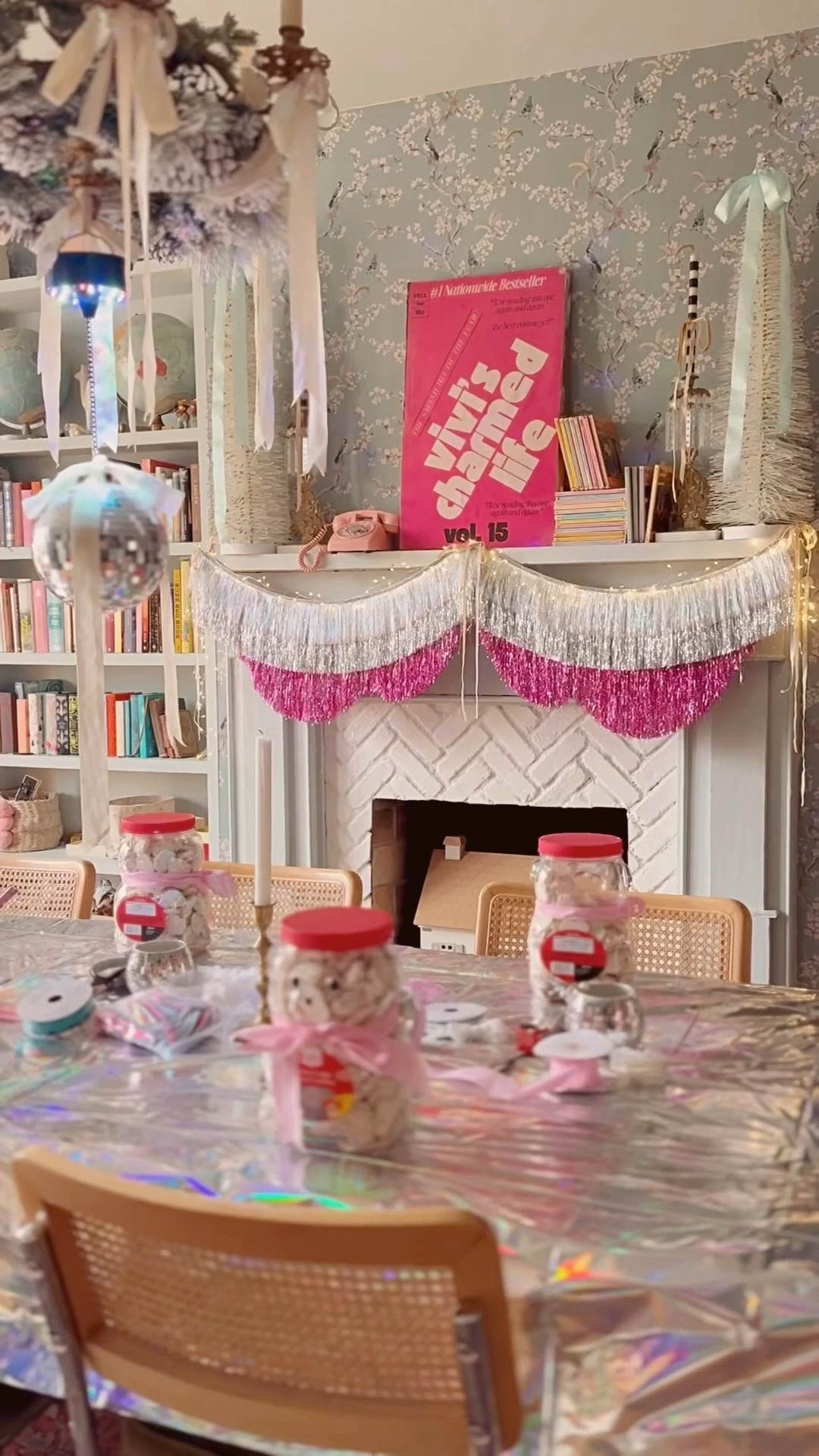 Fun ideas for a teen birthday party! Get a gem kit and let the girls bring items they want to bedazzle, and have plenty of charms and ribbons so they can customize their tennis shoes. The girls sat here for hours working on their projects!💕✨💕

#LTKKids #LTKHoliday #LTKHome