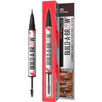 Maybelline Build-A-Brow 2 Easy Steps Eye Brow Pencil and Gel (Various Shades) - Ash Brown | Look Fantastic (UK)